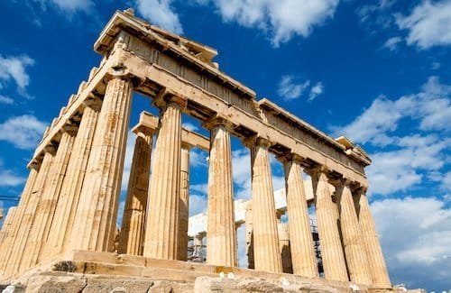 Parthenon in Athens Greece